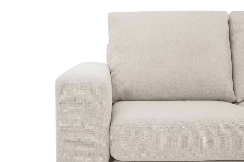 Crazy 4-sits Högervänd L-formad Schäslongsoffa i Tyg - Beige - Möbler - Soffa - Divansoffor & schäslongsoffa