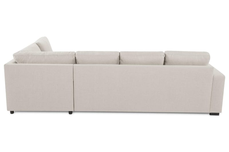Crazy 4-sits Högervänd L-formad Schäslongsoffa i Tyg - Beige - Möbler - Soffa - Divansoffor & schäslongsoffa