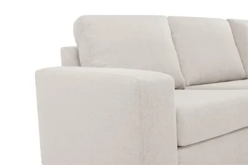 Crazy 4-sits Högervänd L-formad Schäslongsoffa i Tyg - Beige - Möbler - Soffa - Divansoffor & schäslongsoffa