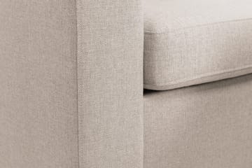 Crazy 4-sits Högervänd L-formad Schäslongsoffa i Tyg - Beige - Möbler - Soffa - Divansoffor & schäslongsoffa
