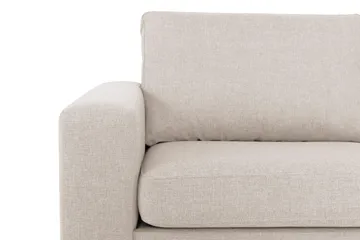 Crazy 4-sits Högervänd L-formad Schäslongsoffa i Tyg - Beige - Möbler - Soffa - Divansoffor & schäslongsoffa