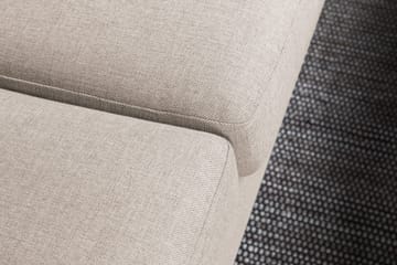 Crazy 4-sits Högervänd L-formad Schäslongsoffa i Tyg - Beige - Möbler - Soffa - Divansoffor & schäslongsoffa