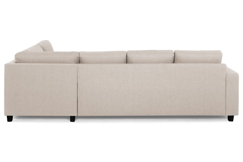 Crazy 4-sits Högervänd L-formad Schäslongsoffa i Tyg - Beige - Möbler - Soffa - Divansoffor & schäslongsoffa
