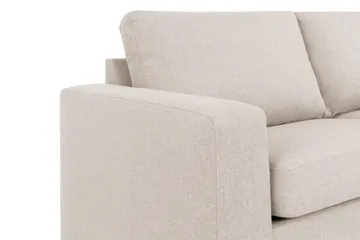 Crazy 4-sits Högervänd L-formad Schäslongsoffa i Tyg - Beige - Möbler - Soffa - Divansoffor & schäslongsoffa