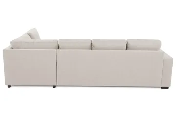 Crazy 4-sits Högervänd L-formad Schäslongsoffa i Tyg - Beige - Möbler - Soffa - Divansoffor & schäslongsoffa