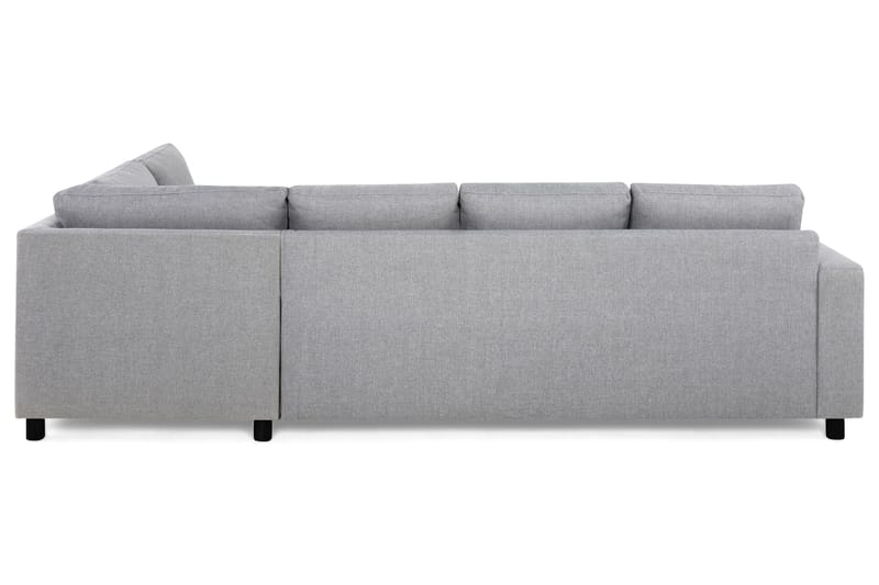 Crazy 4-sits Högervänd L-formad Schäslongsoffa i Tyg - Grå - Möbler - Soffa - Divansoffor & schäslongsoffa