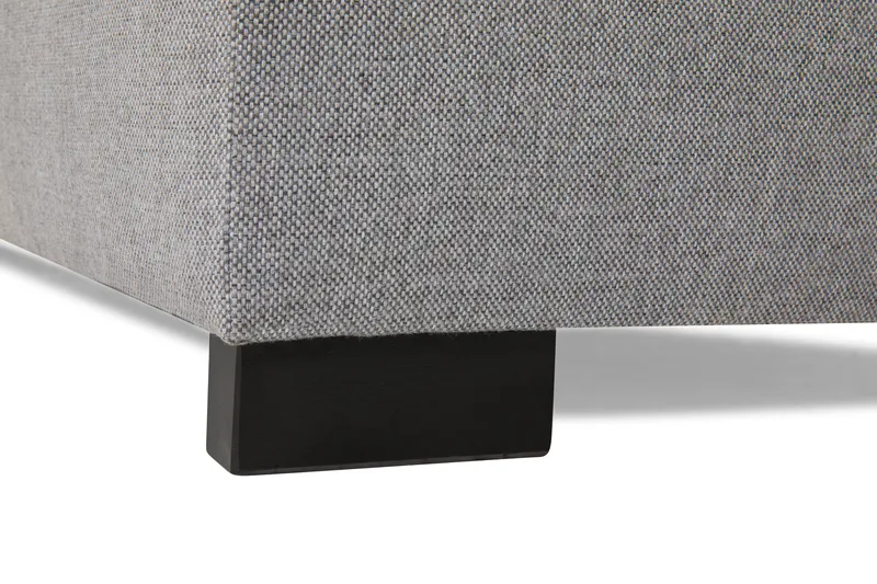 Crazy 4-sits Högervänd L-formad Schäslongsoffa i Tyg inkl Kuvertkuddar - Grå - Möbler - Soffa - Divansoffor & schäslongsoffa