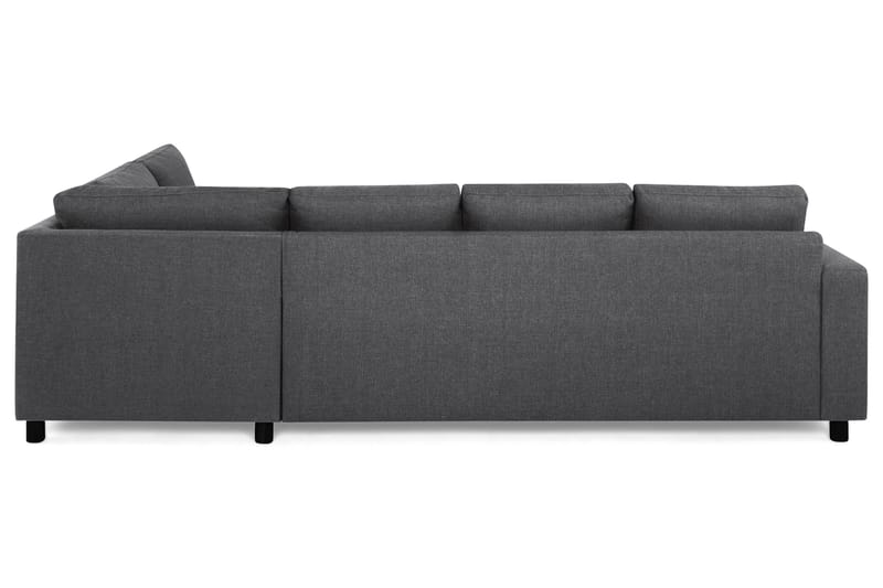 Crazy 4-sits Högervänd L-formad Schäslongsoffa i Tyg - Mörkgrå - Möbler - Soffa - Divansoffor & schäslongsoffa