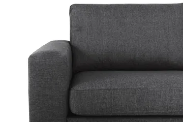 Crazy 4-sits Högervänd L-formad Schäslongsoffa i Tyg - Mörkgrå - Möbler - Soffa - Divansoffor & schäslongsoffa