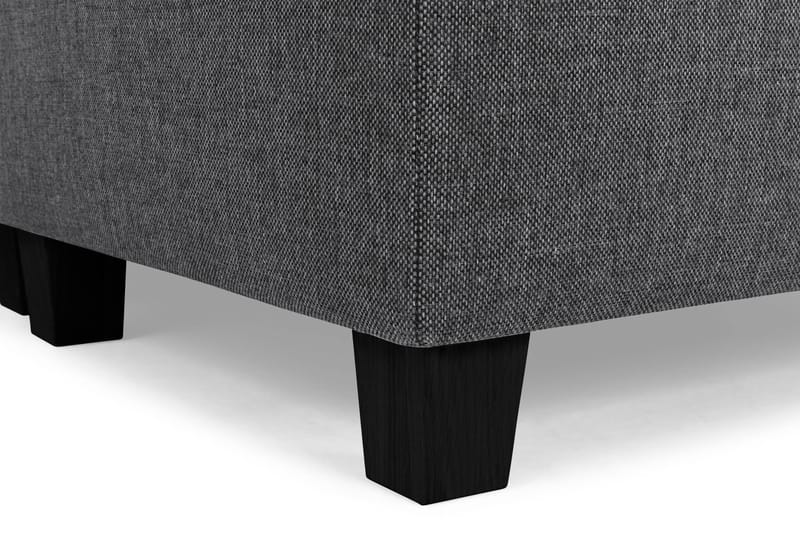 Crazy 4-sits Högervänd L-formad Schäslongsoffa i Tyg - Mörkgrå - Möbler - Soffa - Divansoffor & schäslongsoffa - 3 sits soffa med divan