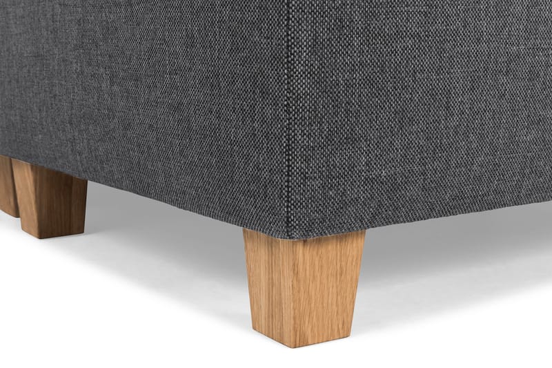 Crazy 4-sits Högervänd L-formad Schäslongsoffa i Tyg - Mörkgrå - Möbler - Soffa - Divansoffor & schäslongsoffa - 3 sits soffa med divan