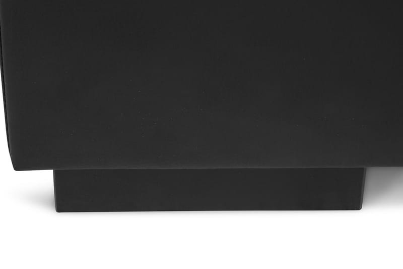 Crazy 4-sits Högervänd L-formad Schäslongsoffa i Tyg - Svart - Möbler - Soffa - Divansoffor & schäslongsoffa - 3 sits soffa med divan