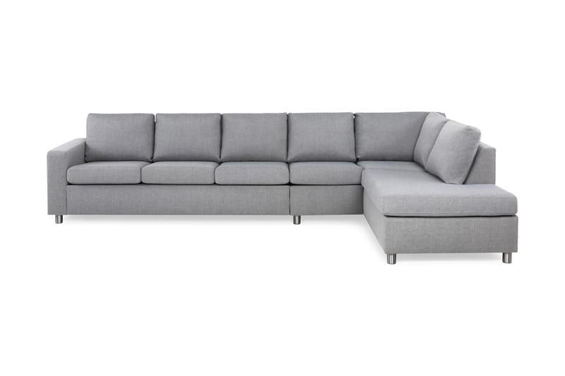 Crazy 4-sits Soffa med Schäslong Höger - Ljusgrå - Divansoffor & schäslongsoffa - 4 sits soffa med divan