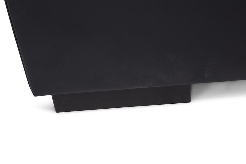 Crazy 4-sits Vändbar L-formad Divansoffa i Konstläder - Svart - Möbler - Soffa - Divansoffor & schäslongsoffa - 4 sits soffa med divan