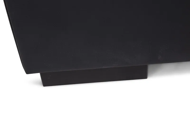 Crazy 4-sits Vändbar L-formad Divansoffa i Konstläder - Svart - Möbler - Soffa - Divansoffor & schäslongsoffa - 4 sits soffa med divan