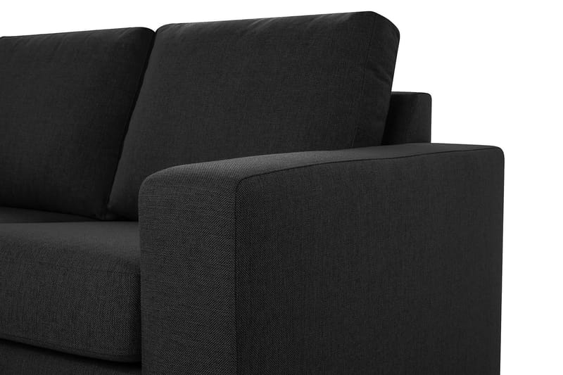 Crazy 4-sits Vändbar L-formad Divansoffa i Tyg - Antracit - Möbler - Soffa - Divansoffor & schäslongsoffa