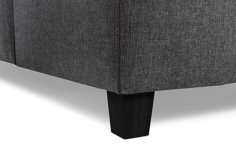 Crazy 4-sits Vändbar L-formad Divansoffa i Tyg - Antracit - Möbler - Soffa - Divansoffor & schäslongsoffa - 4 sits soffa med divan