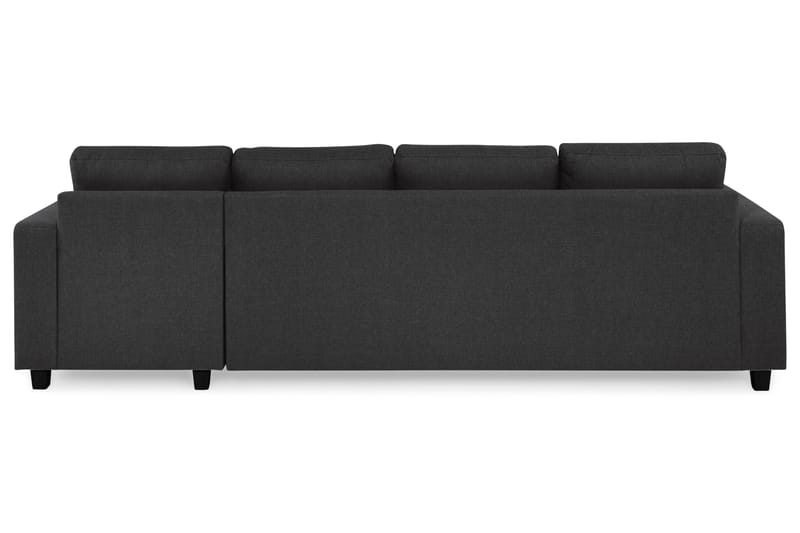 Crazy 4-sits Vändbar L-formad Divansoffa i Tyg - Antracit - Möbler - Soffa - Divansoffor & schäslongsoffa