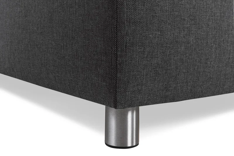 Crazy 4-sits Vändbar L-formad Divansoffa i Tyg - Antracit - Möbler - Soffa - Divansoffor & schäslongsoffa - 4 sits soffa med divan