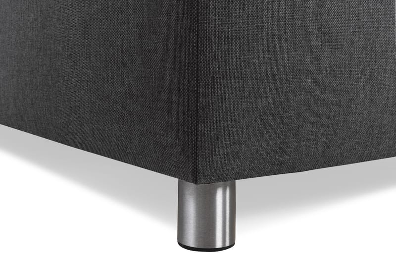 Crazy 4-sits Vändbar L-formad Divansoffa i Tyg - Antracit - Möbler - Soffa - Divansoffor & schäslongsoffa - 4 sits soffa med divan