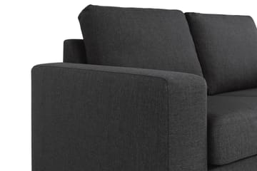 Crazy 4-sits Vändbar L-formad Divansoffa i Tyg - Antracit - Möbler - Soffa - Divansoffor & schäslongsoffa