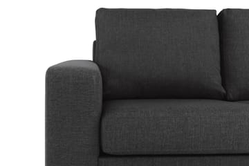 Crazy 4-sits Vändbar L-formad Divansoffa i Tyg - Antracit - Möbler - Soffa - Divansoffor & schäslongsoffa