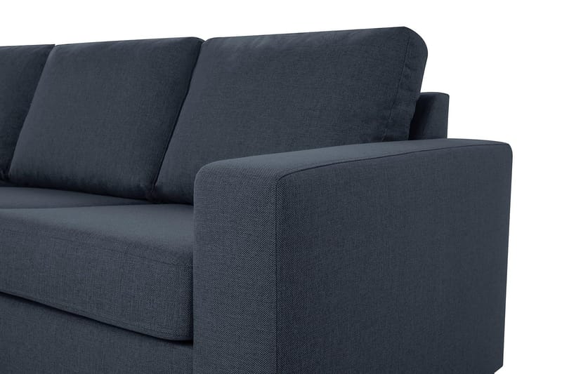 Crazy 4-sits Vändbar L-formad Divansoffa i Tyg - Blå - Möbler - Soffa - Divansoffor & schäslongsoffa - 4 sits soffa med divan