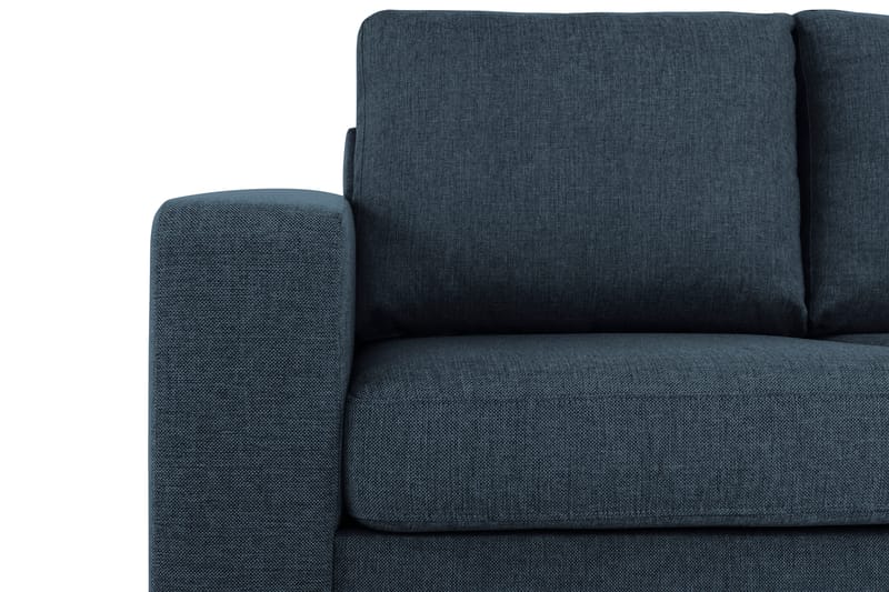 Crazy 4-sits Vändbar L-formad Divansoffa i Tyg - Blå - Möbler - Soffa - Divansoffor & schäslongsoffa
