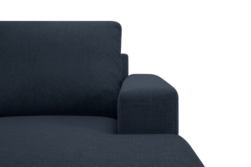 Crazy 4-sits Vändbar L-formad Divansoffa i Tyg - Blå - Möbler - Soffa - Divansoffor & schäslongsoffa