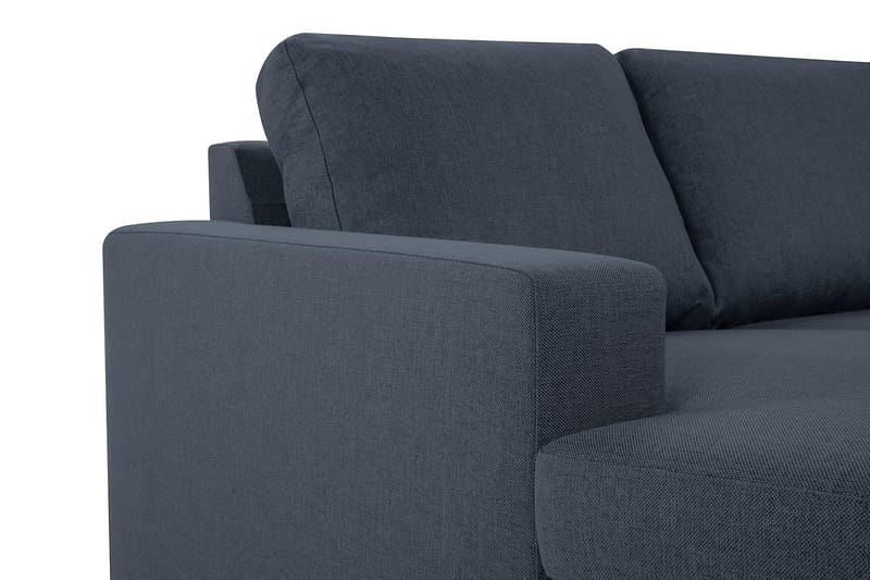 Crazy 4-sits Vändbar L-formad Divansoffa i Tyg - Blå - Möbler - Soffa - Divansoffor & schäslongsoffa - 4 sits soffa med divan