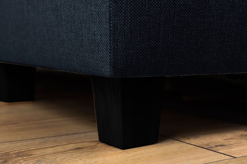 Crazy 4-sits Vändbar L-formad Divansoffa i Tyg - Blå - Möbler - Soffa - Divansoffor & schäslongsoffa - 4 sits soffa med divan