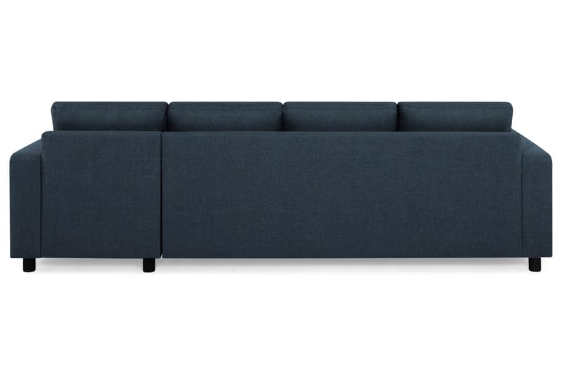 Crazy 4-sits Vändbar L-formad Divansoffa i Tyg - Blå - Möbler - Soffa - Divansoffor & schäslongsoffa