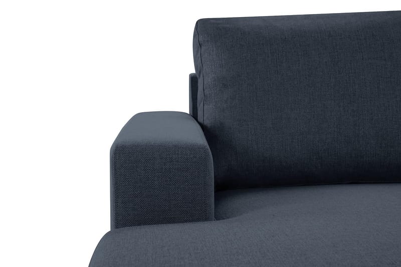 Crazy 4-sits Vändbar L-formad Divansoffa i Tyg - Blå - Möbler - Soffa - Divansoffor & schäslongsoffa - 4 sits soffa med divan