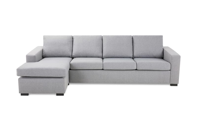 Crazy 4-sits Vändbar L-formad Divansoffa i Tyg - Grå - Möbler - Soffa - Divansoffor & schäslongsoffa