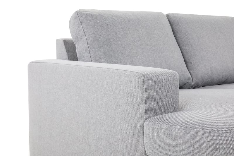 Crazy 4-sits Vändbar L-formad Divansoffa i Tyg - Grå - Möbler - Soffa - Divansoffor & schäslongsoffa