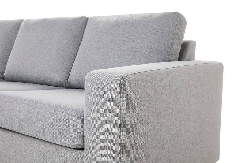 Crazy 4-sits Vändbar L-formad Divansoffa i Tyg - Grå - Möbler - Soffa - Divansoffor & schäslongsoffa