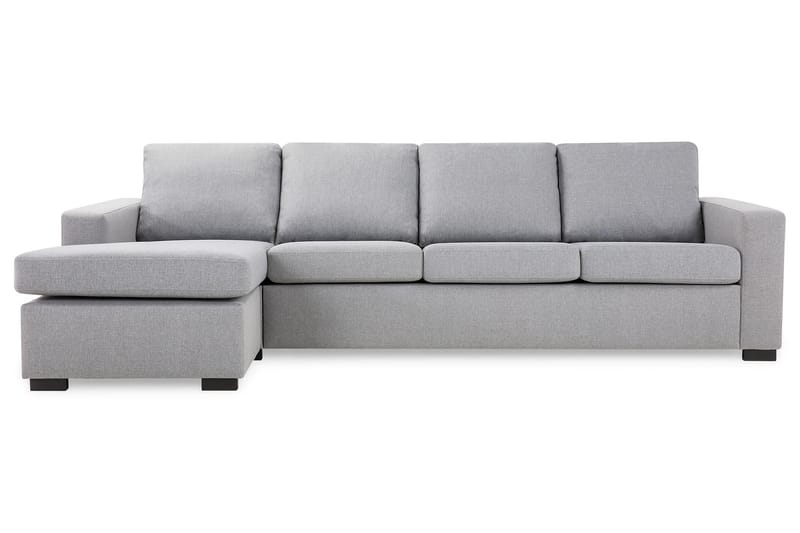 Crazy 4-sits Vändbar L-formad Divansoffa i Tyg - Grå - Möbler - Soffa - Divansoffor & schäslongsoffa