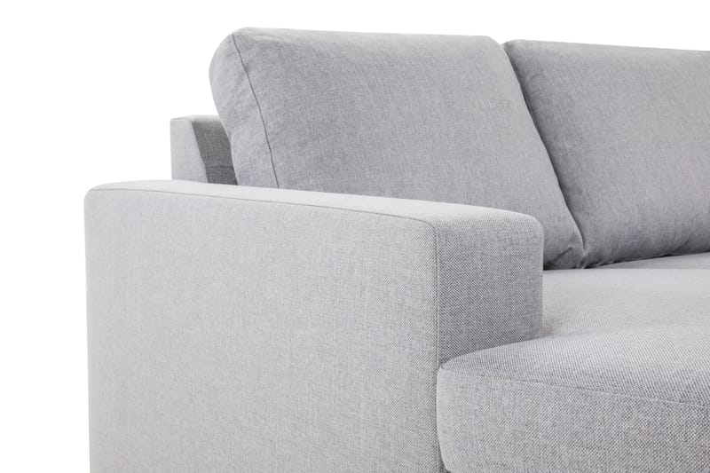 Crazy 4-sits Vändbar L-formad Divansoffa i Tyg - Grå - Möbler - Soffa - Divansoffor & schäslongsoffa