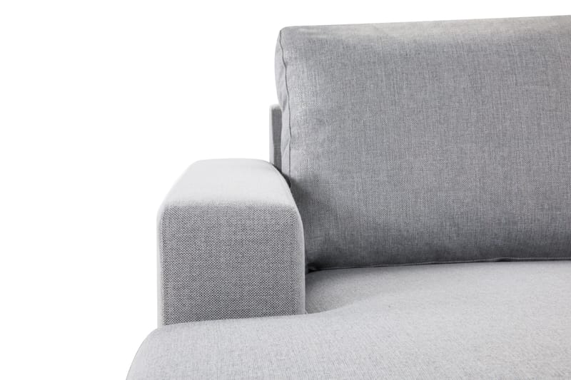 Crazy 4-sits Vändbar L-formad Divansoffa i Tyg - Grå - Möbler - Soffa - Divansoffor & schäslongsoffa