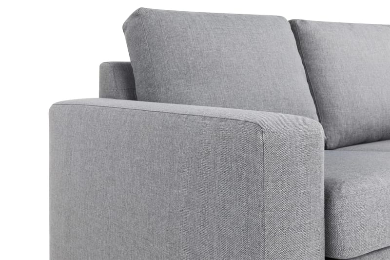 Crazy 4-sits Vändbar L-formad Divansoffa i Tyg - Grå - Möbler - Soffa - Divansoffor & schäslongsoffa - 4 sits soffa med divan