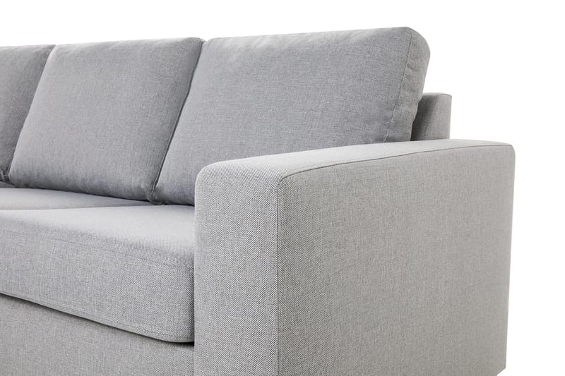 Crazy 4-sits Vändbar L-formad Divansoffa i Tyg - Grå - Möbler - Soffa - Divansoffor & schäslongsoffa - 4 sits soffa med divan