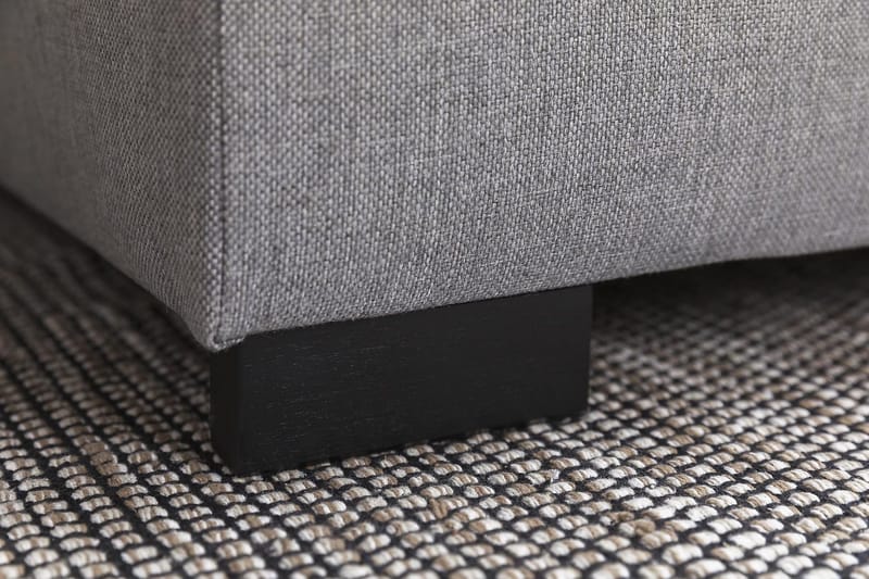 Crazy 4-sits Vändbar L-formad Divansoffa i Tyg - Grå - Möbler - Soffa - Divansoffor & schäslongsoffa - 4 sits soffa med divan