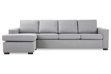 Crazy 4-sits Vändbar L-formad Divansoffa i Tyg - Grå - Möbler - Soffa - Divansoffor & schäslongsoffa