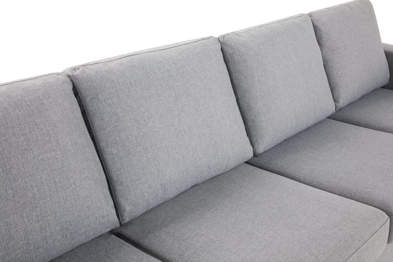 Crazy 4-sits Vändbar L-formad Divansoffa i Tyg - Grå - Möbler - Soffa - Divansoffor & schäslongsoffa - 4 sits soffa med divan