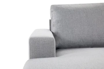 Crazy 4-sits Vändbar L-formad Divansoffa i Tyg - Grå - Möbler - Soffa - Divansoffor & schäslongsoffa