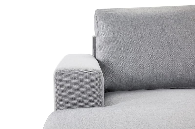 Crazy 4-sits Vändbar L-formad Divansoffa i Tyg - Grå - Möbler - Soffa - Divansoffor & schäslongsoffa - 4 sits soffa med divan