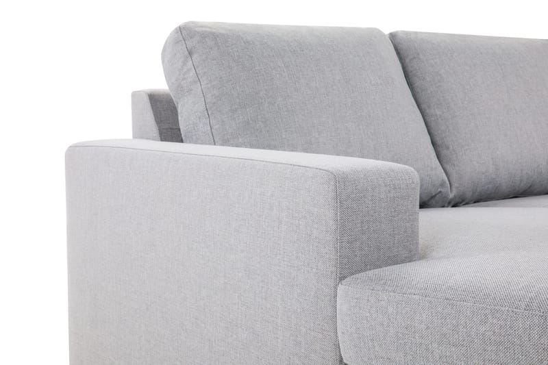 Crazy 4-sits Vändbar L-formad Divansoffa i Tyg - Grå - Möbler - Soffa - Divansoffor & schäslongsoffa - 4 sits soffa med divan