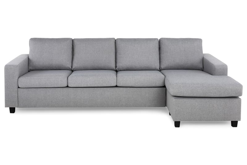 Crazy 4-sits Vändbar L-formad Divansoffa i Tyg - Grå - Möbler - Soffa - Divansoffor & schäslongsoffa