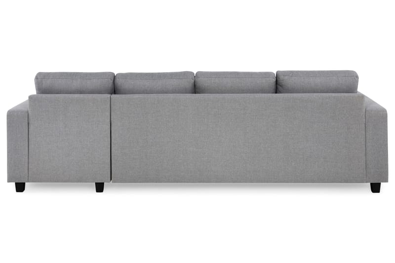Crazy 4-sits Vändbar L-formad Divansoffa i Tyg - Grå - Möbler - Soffa - Divansoffor & schäslongsoffa