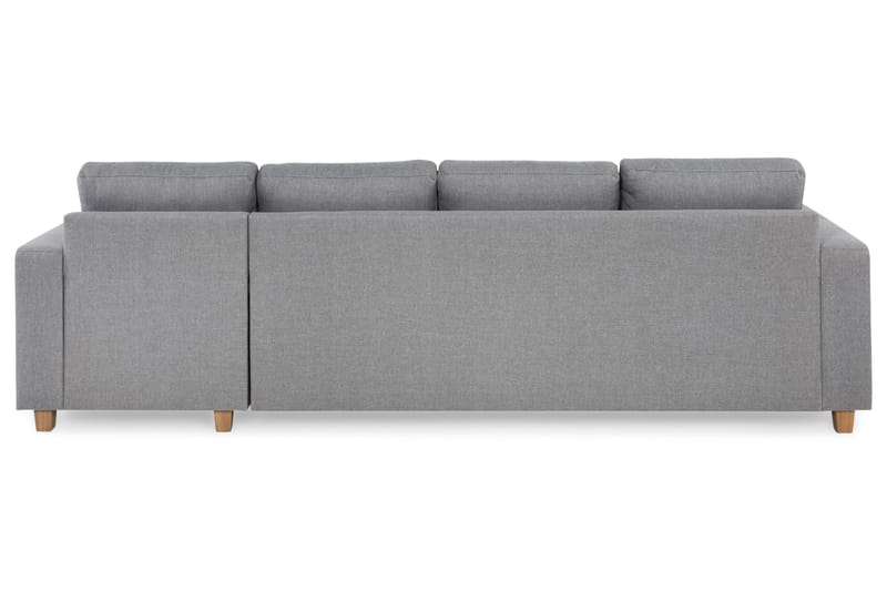 Crazy 4-sits Vändbar L-formad Divansoffa i Tyg - Grå - Möbler - Soffa - Divansoffor & schäslongsoffa